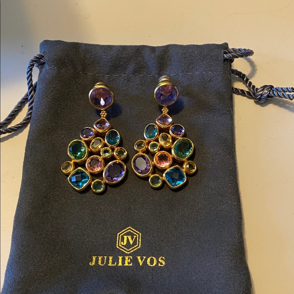 $235 Julie Vos Kaleidoscope Statement Earring